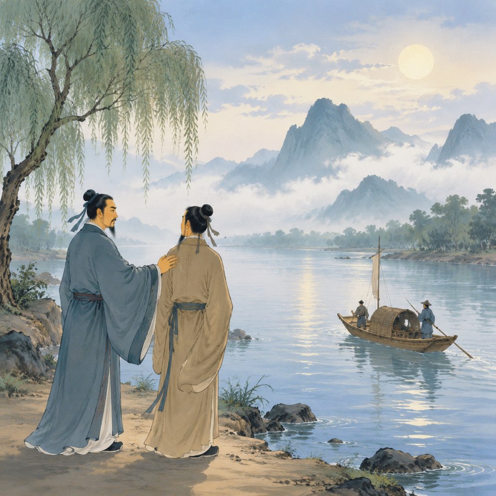 《鹧鸪天·送人》诗意配图