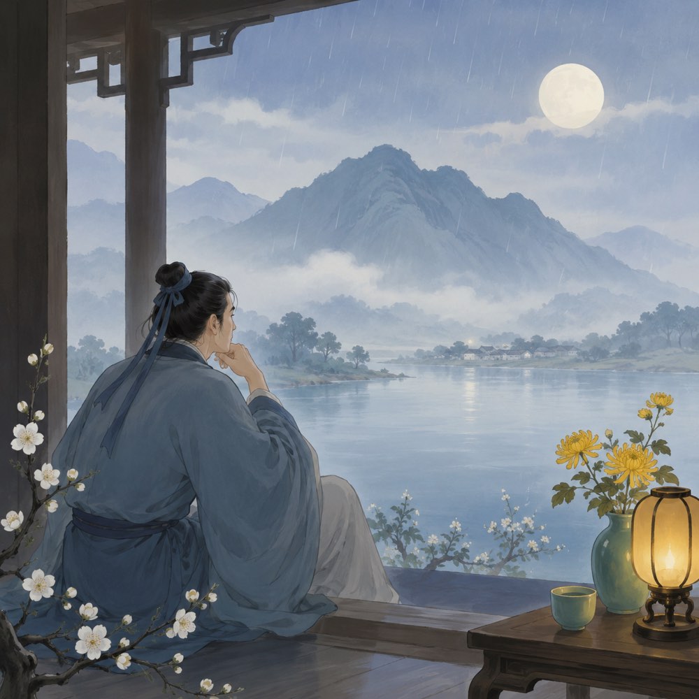 《长相思》诗意配图