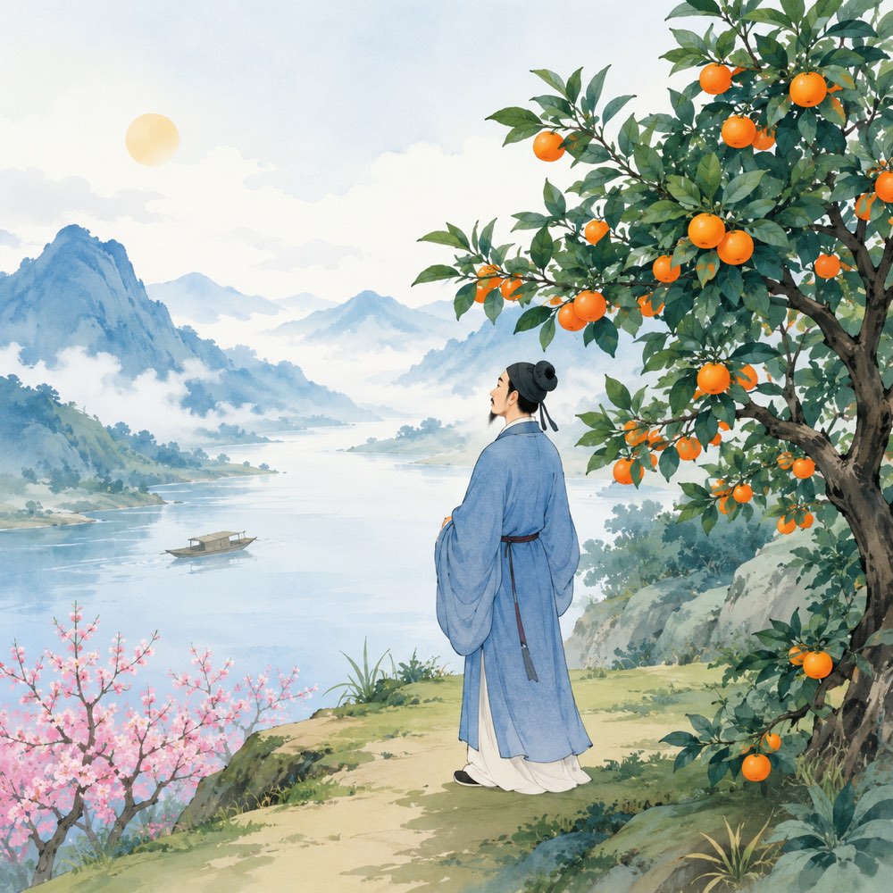 《感遇·其二》诗意配图
