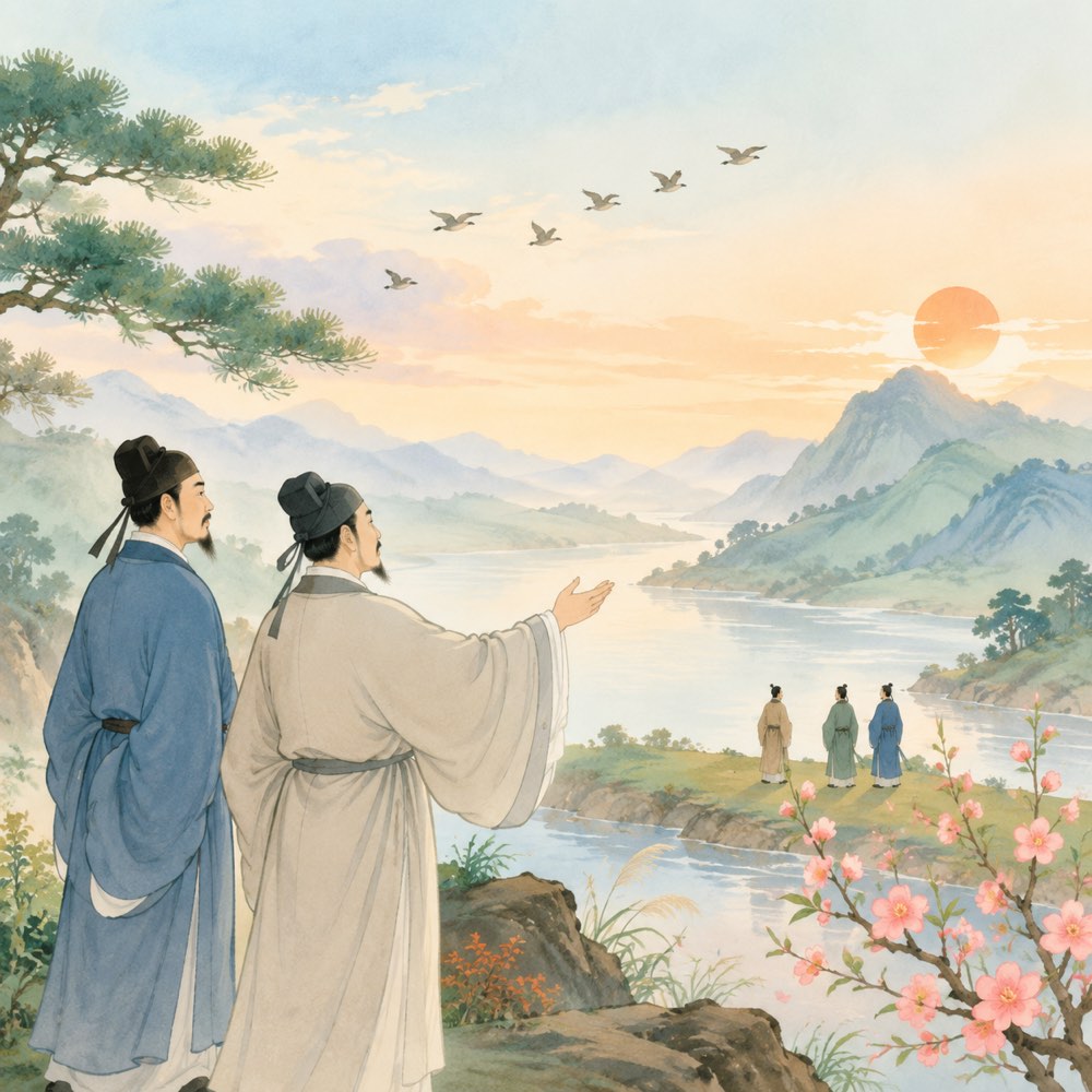 《论诗五首·其二》诗意配图