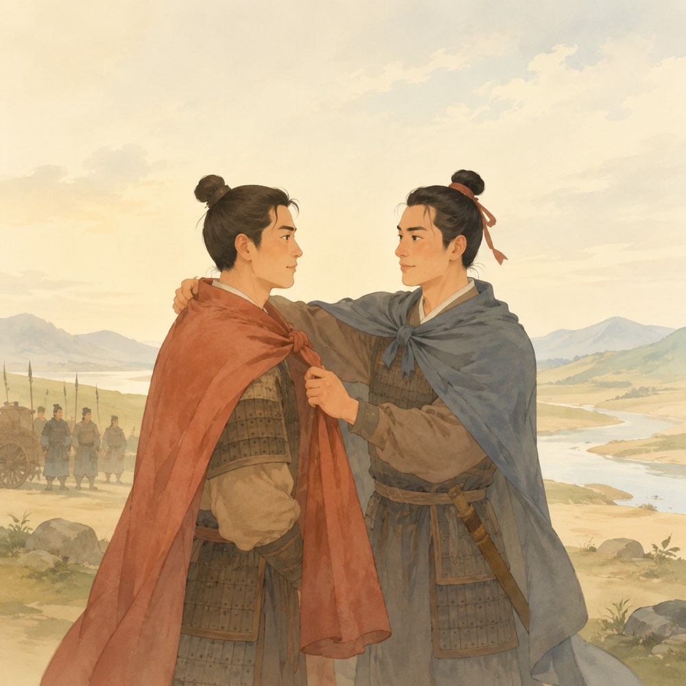 《无衣》诗意配图